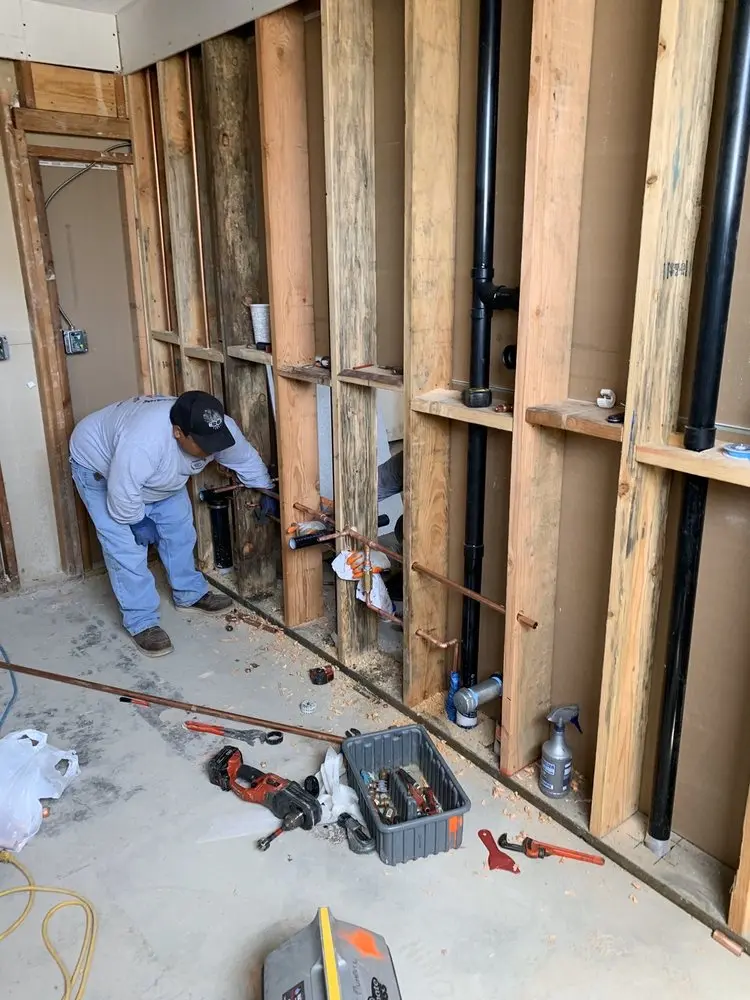 Commercial rough-in plumbing for Trenchless Sewer Repair in Ridgecrest